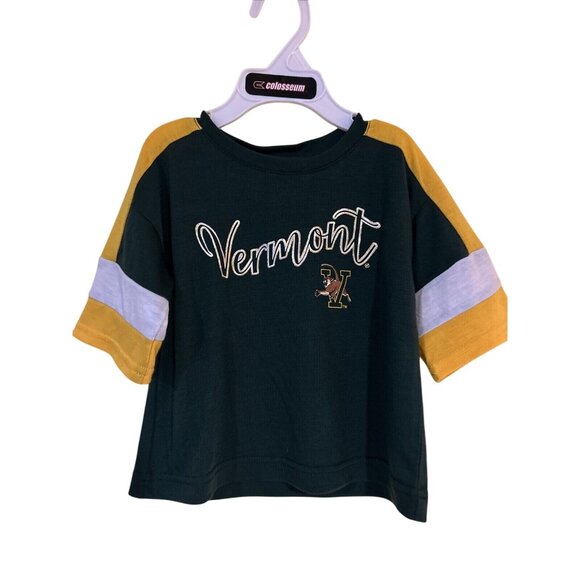 New Vermont Catamounts Colosseum T-Shirt Quarter Sleeve Toddler 3T - Picture 1 of 5